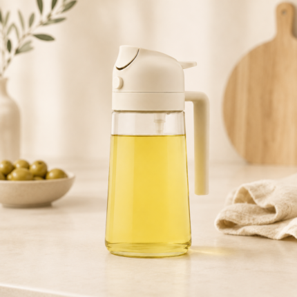 500ML 2-in-1 Oil Spray & Pour Bottle