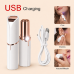 USB Rechargeable Facial Hair Remover for Women – Electric Face Trimmer - Image 2